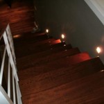 wood steps staircase